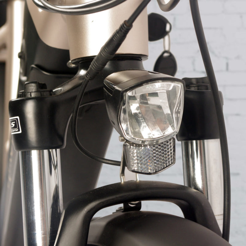 Hiko Vibe Electric Bike 672Wh Battery Silver