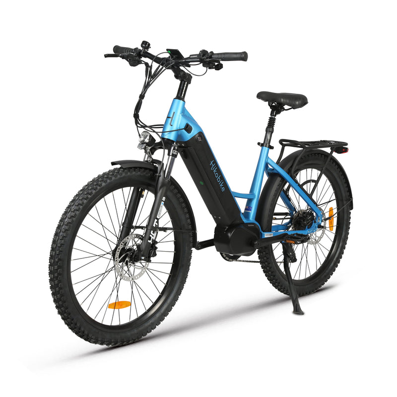 Hiko Vibe Electric Hybrid Bike 672Wh Battery Blue