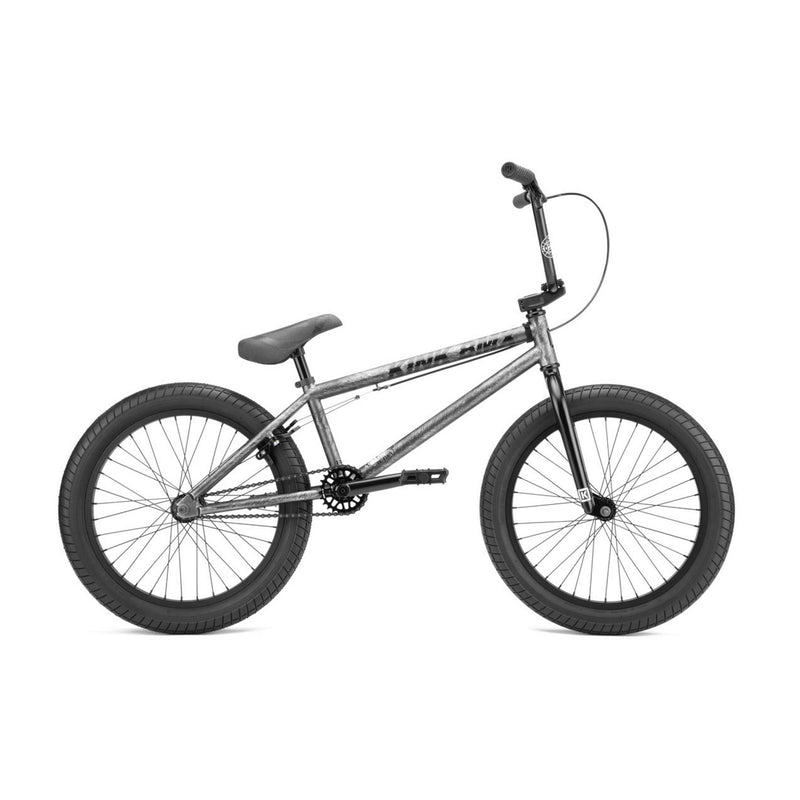 Kink Curb BMX Bike Matte Brushed Silver