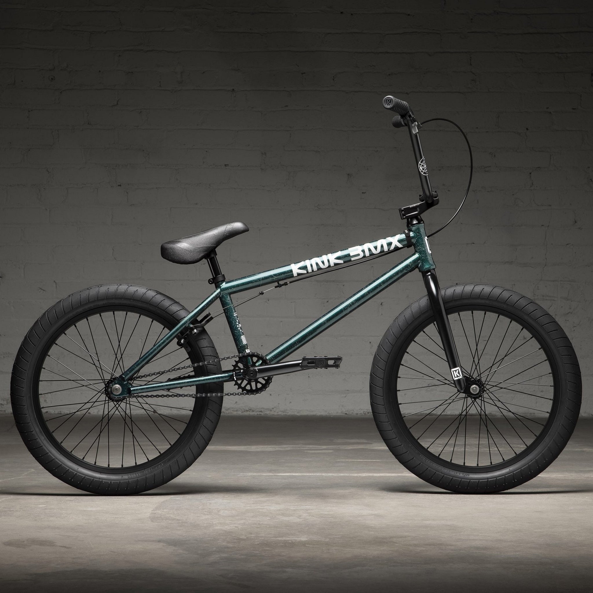 Kink Launch BMX Bike Gloss Galaxy Green – 99bikes.co.nz