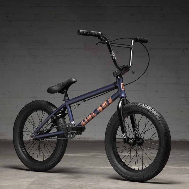 Kink Kicker 18" Kid's BMX Bike Matte Midnight Blue