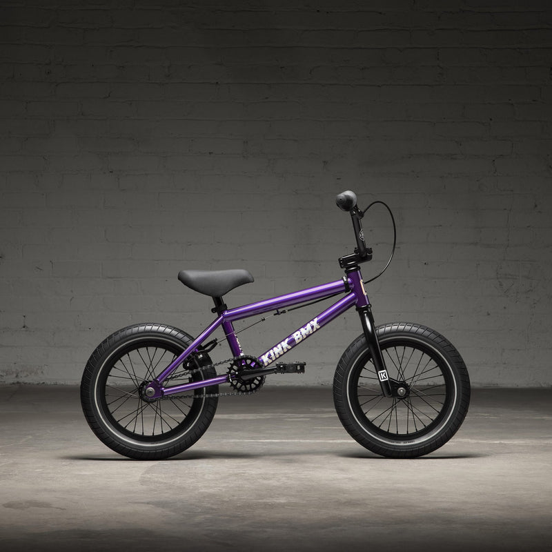 Kink Pump 14" Kids BMX Bike Gloss Digital Purple