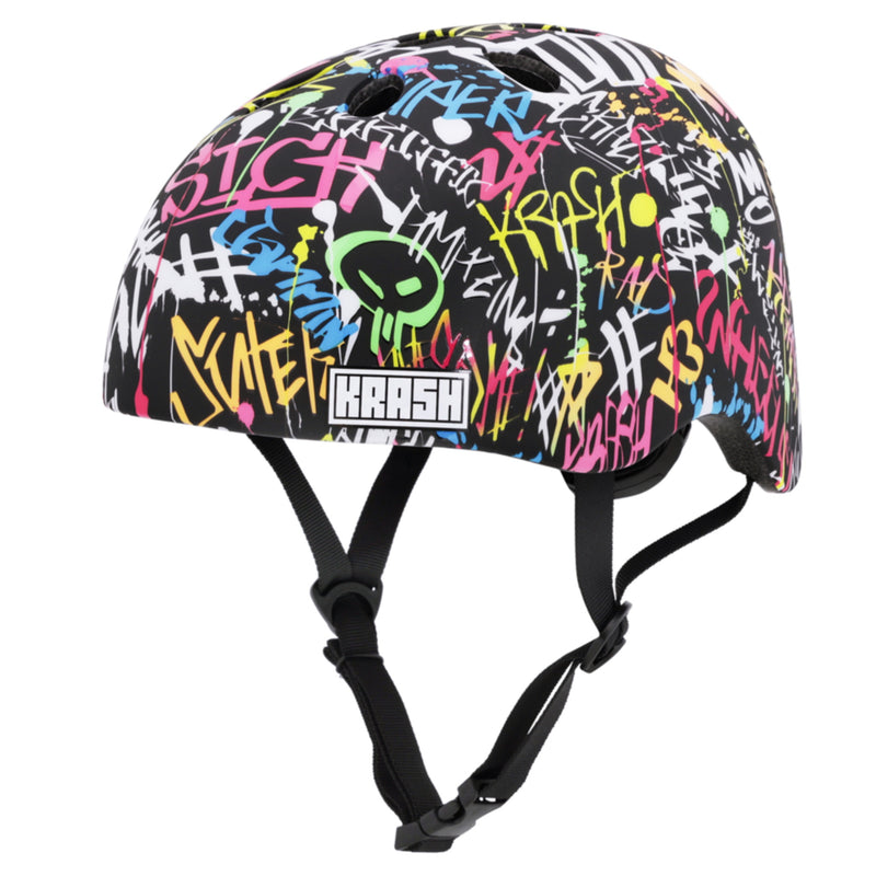 Krash Street Writer Youth Helmet Neon