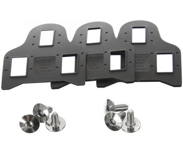 Shimano Cleat-Spacer Kit 1x1mm 2x2mm W/Bolt
