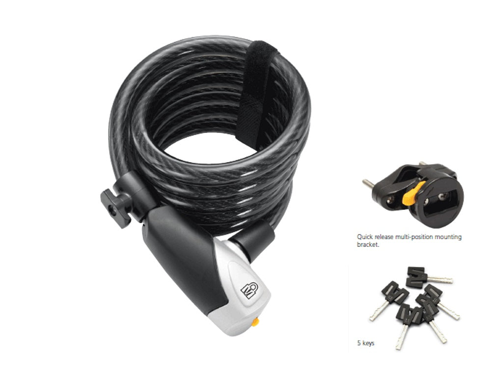 Magnum Cable Key Lock 12mm x 1.8mtr with Bracket
