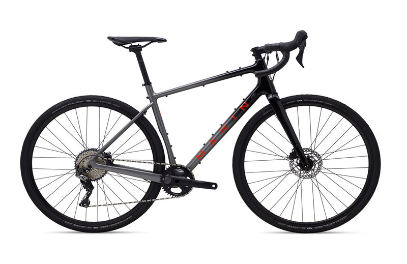 Marin Headlands 1 Adventure Road Bike Charcoal/Black/Orange