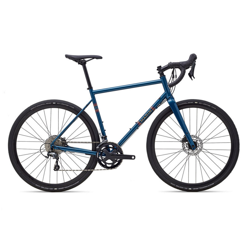 Marin Nicasio 2 Adventure Road Bike Satin Blue/Green/Orange