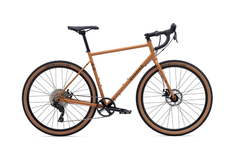 Marin Nicasio Plus Adventure Road Bike Satin Tan/Black Decals