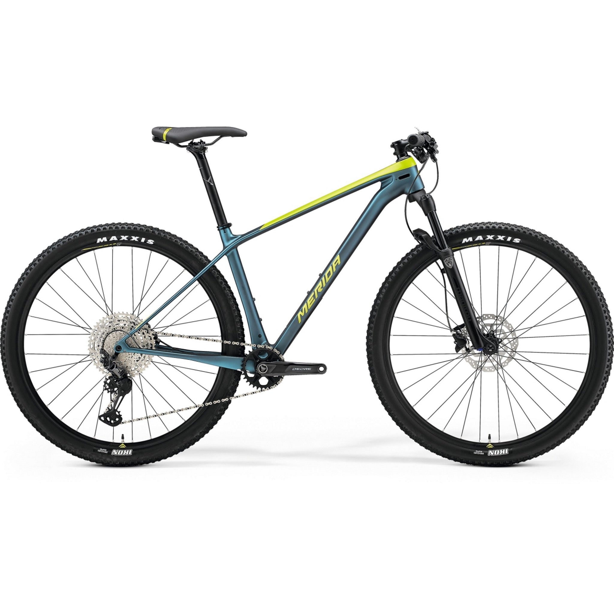 Merida Big Nine 3000 Cross-Country Bike Glossy Pearl Silk Lime/Teal Blue