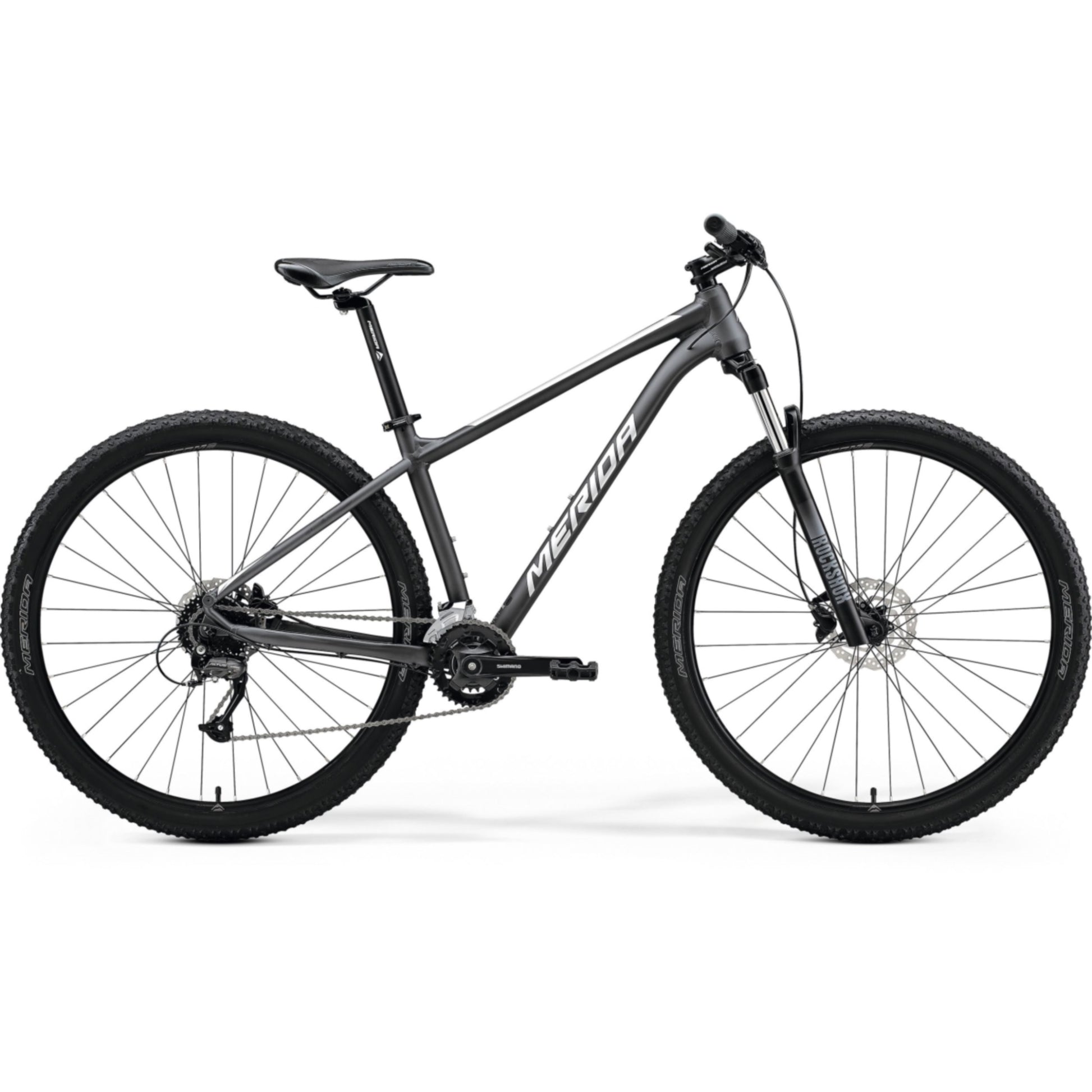 Merida Big Nine 60 2X Hardtail Mountain Bike Matt Dark Silver/Silver