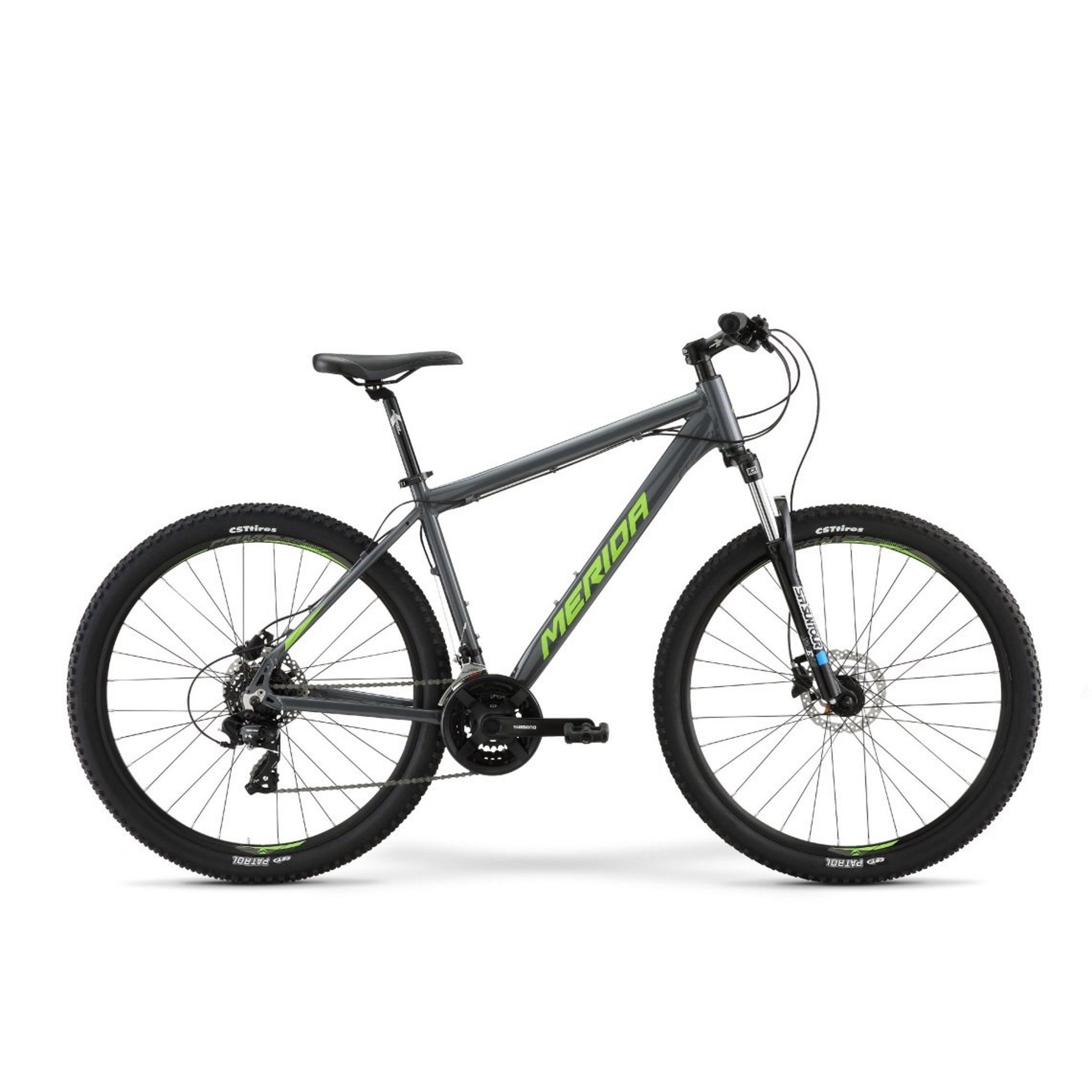 Merida Big Seven 10D Hardtail Mountain Bike Anthracite/Green
