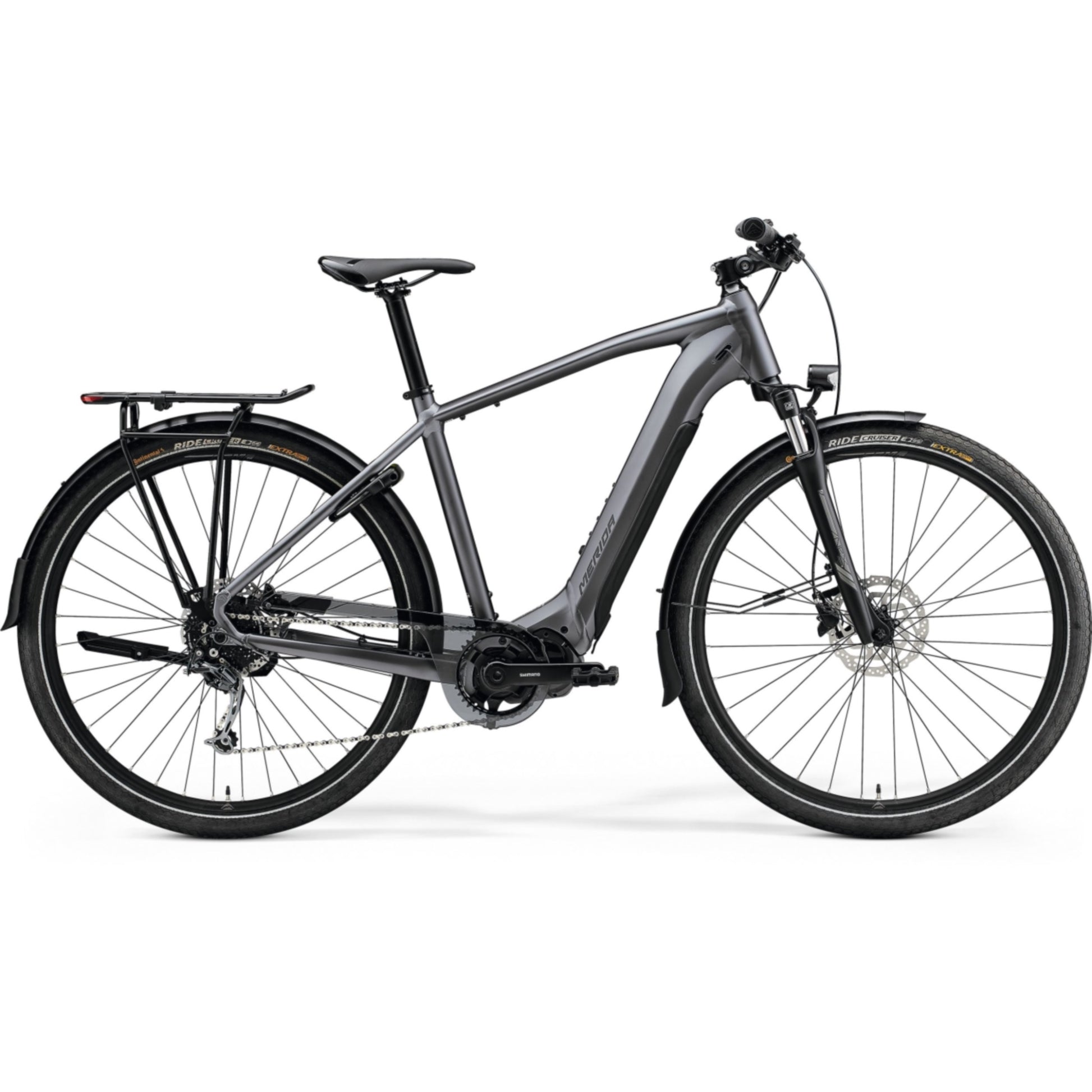 Merida Espresso 400 S EQ Electric Bike 504Wh Battery Matt Dark Silver/Black