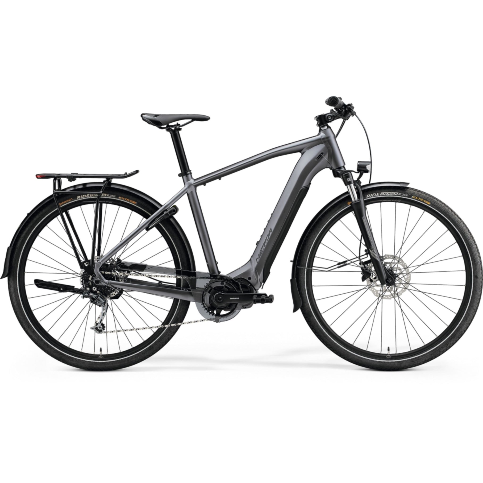 Merida Espresso 400 S EQ Electric Bike 504Wh Battery Matt Dark Silver/Black