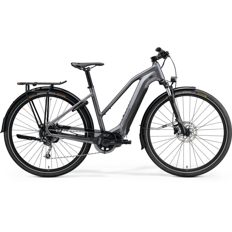 Merida Espresso 400 S EQ Low-Step Electric Bike 504Wh Battery Matt Dark Silver/Black