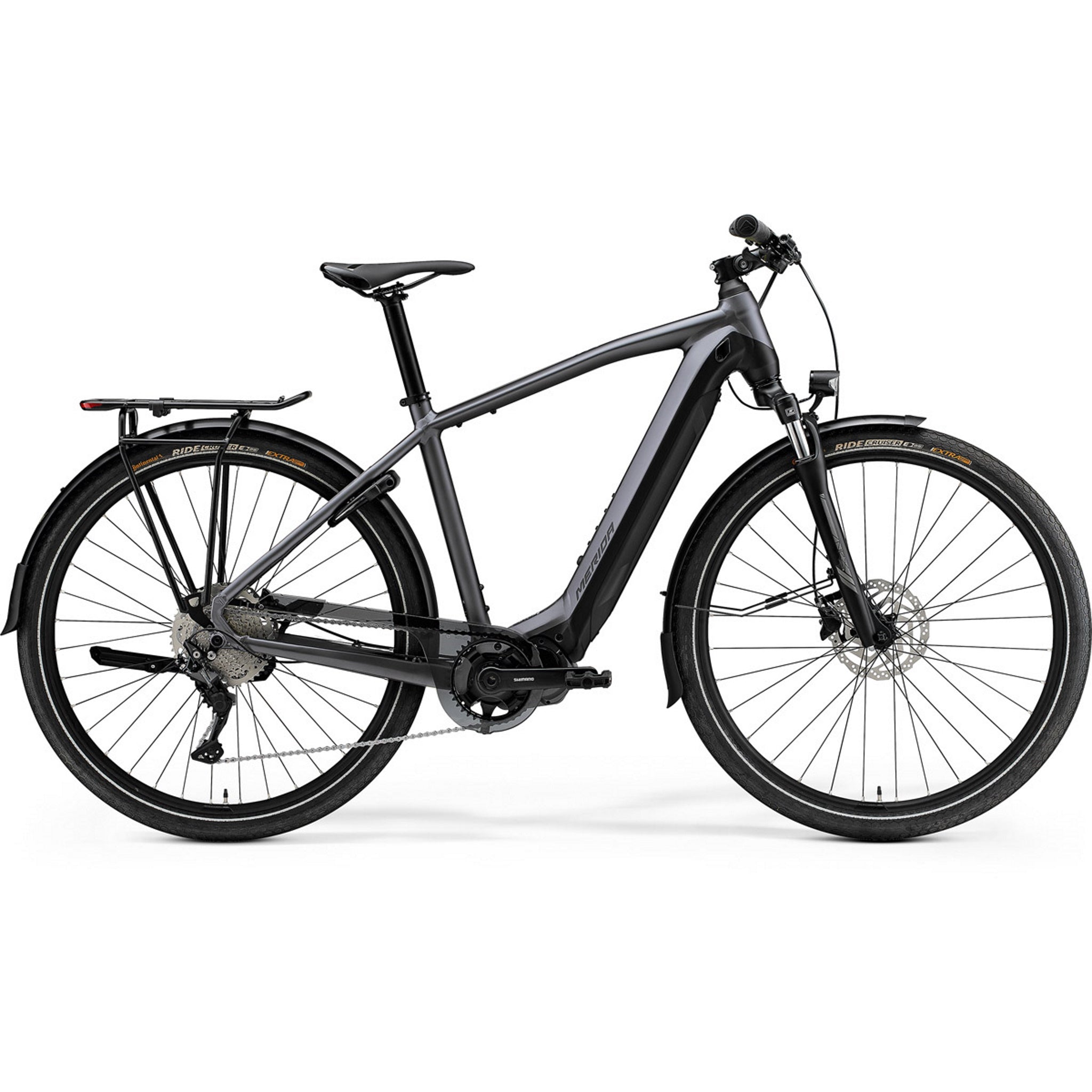 Merida Espresso 500 EQ Electric Bike 630wh Battery Anthracite/Black