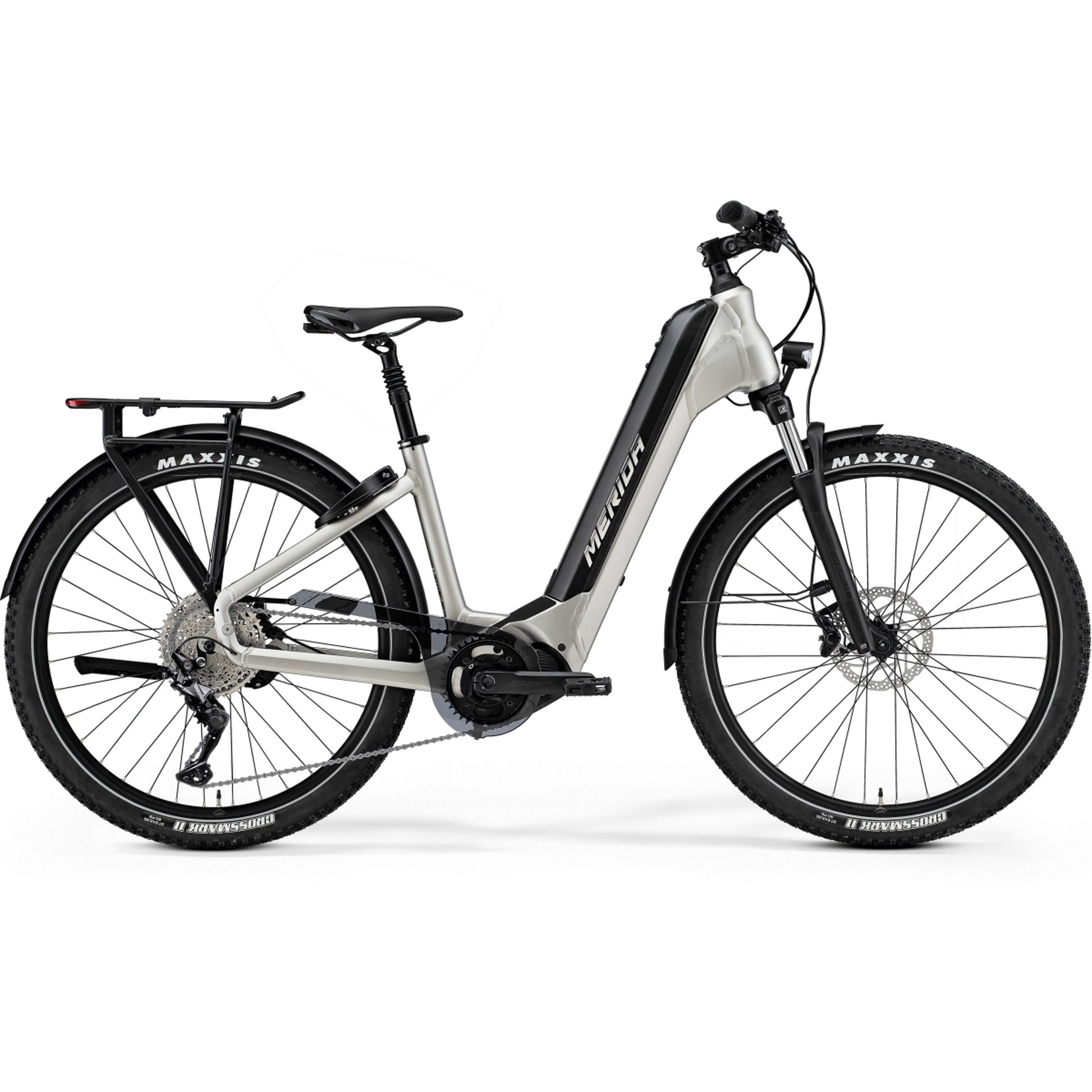 Merida Espresso CC 400 EQ Electric Bike 630wh Battery Silk Titan/Black