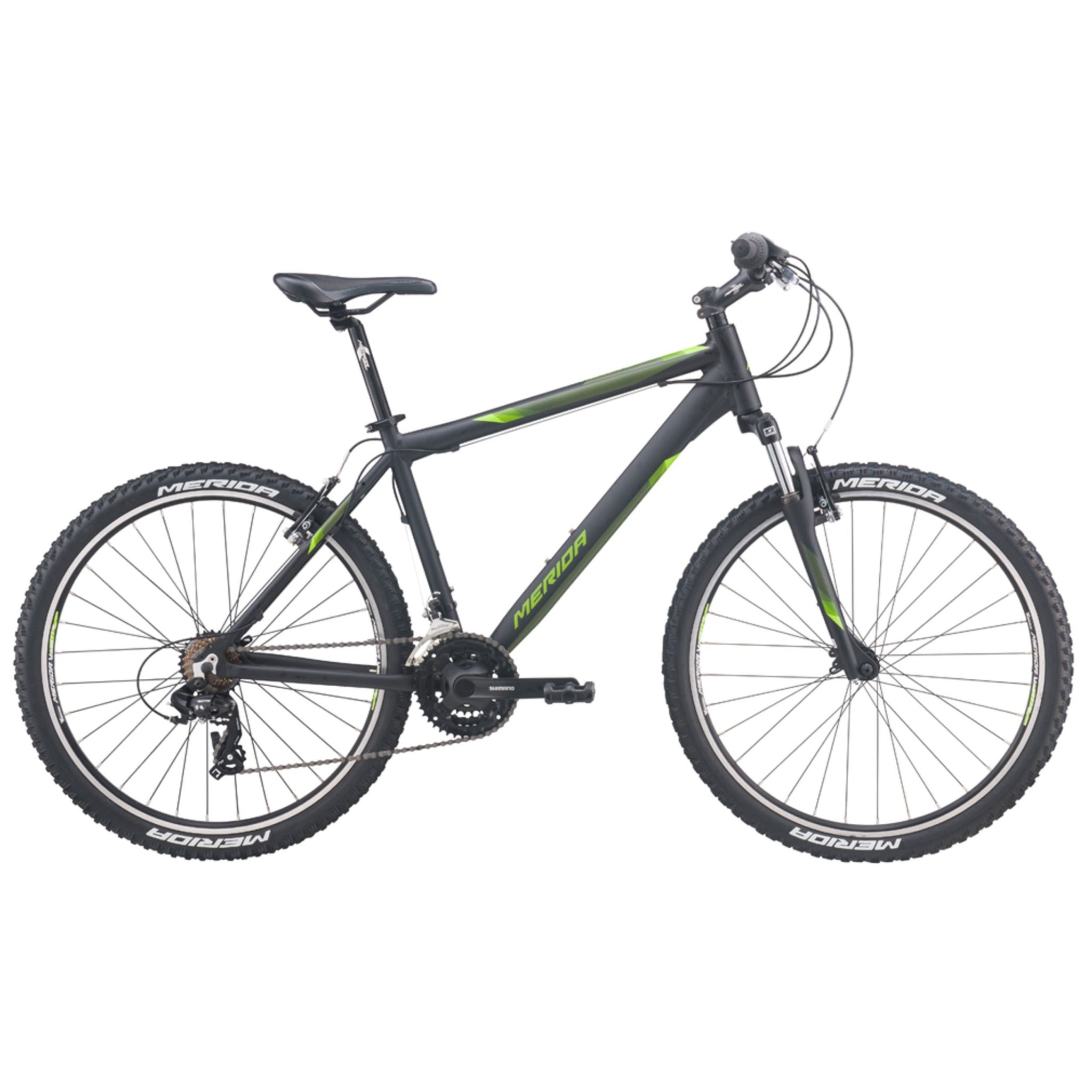 Merida Matts 6.5-V Hardtail Mountain Bike Black/Green – 99bikes.co.nz