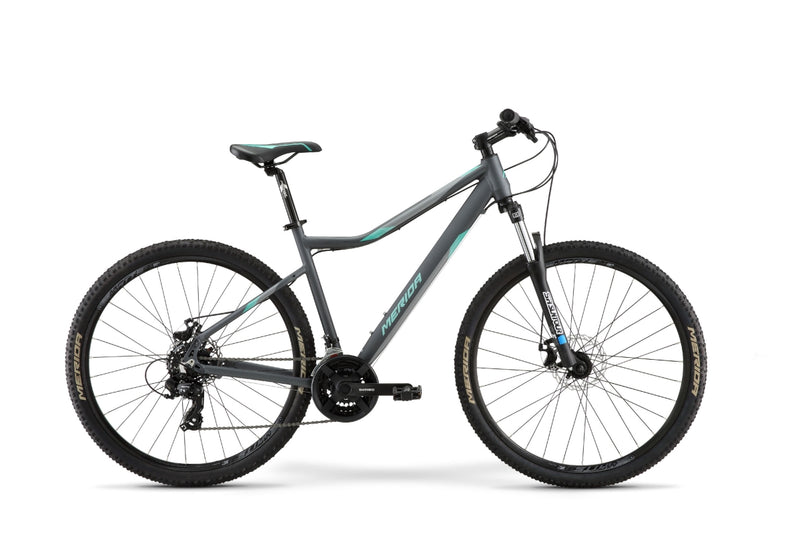 Merida Matts 7.10-MD Women's Hardtail Mountain Bike Anthracite/Teal