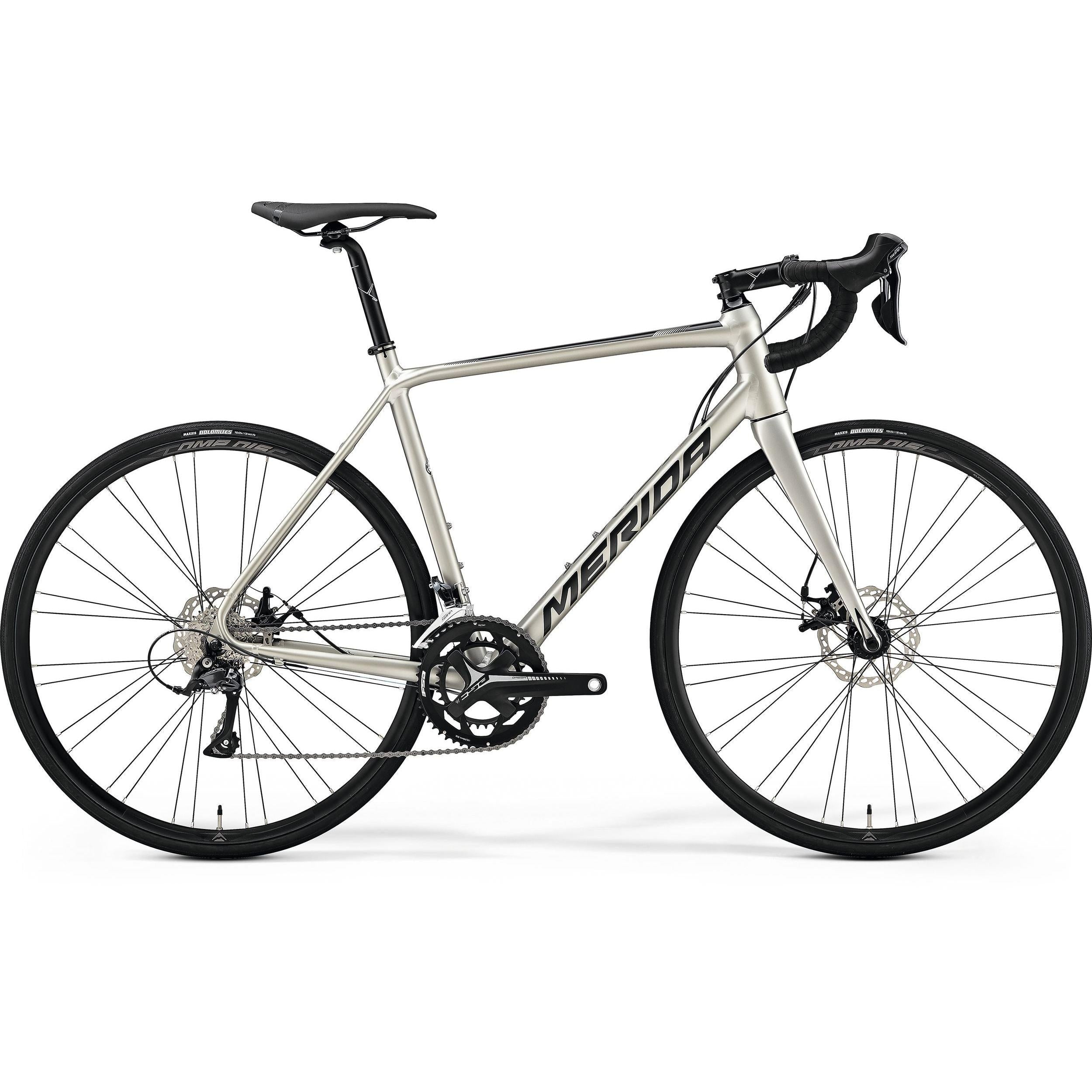 Merida Scultura Disc 200 Road Bike Silk Titanium/Black (2019) �  99bikes.co.nz