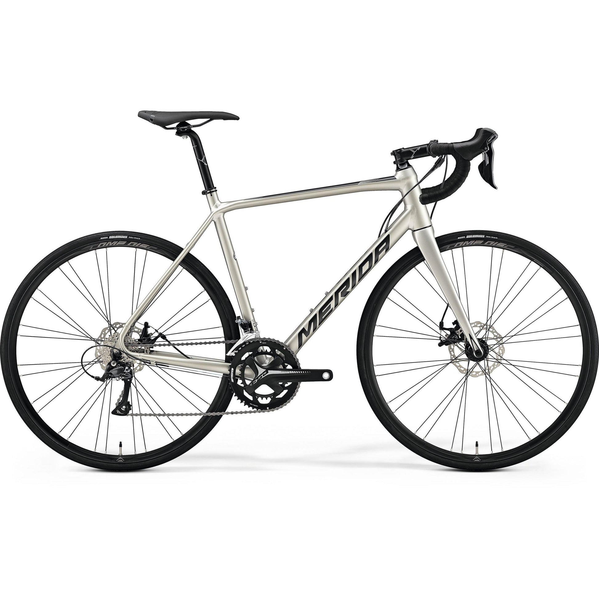 Merida Scultura Disc 200 Road Bike Silk Titanium/Black (2019)
