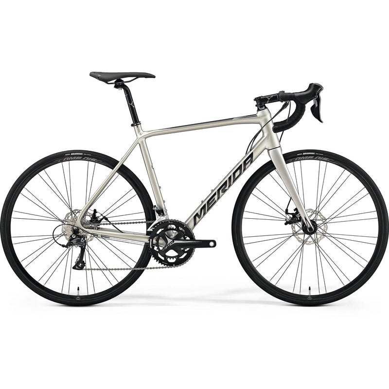 Merida Scultura Disc 200 Road Bike Silk Titanium/Black (2019)
