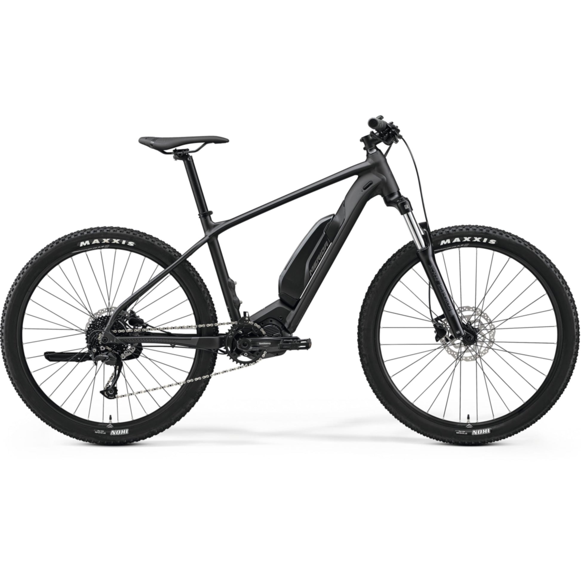 Merida eBig Seven 300 SE Electric Mountain Bike 504wh Battery Matt Black/Silver