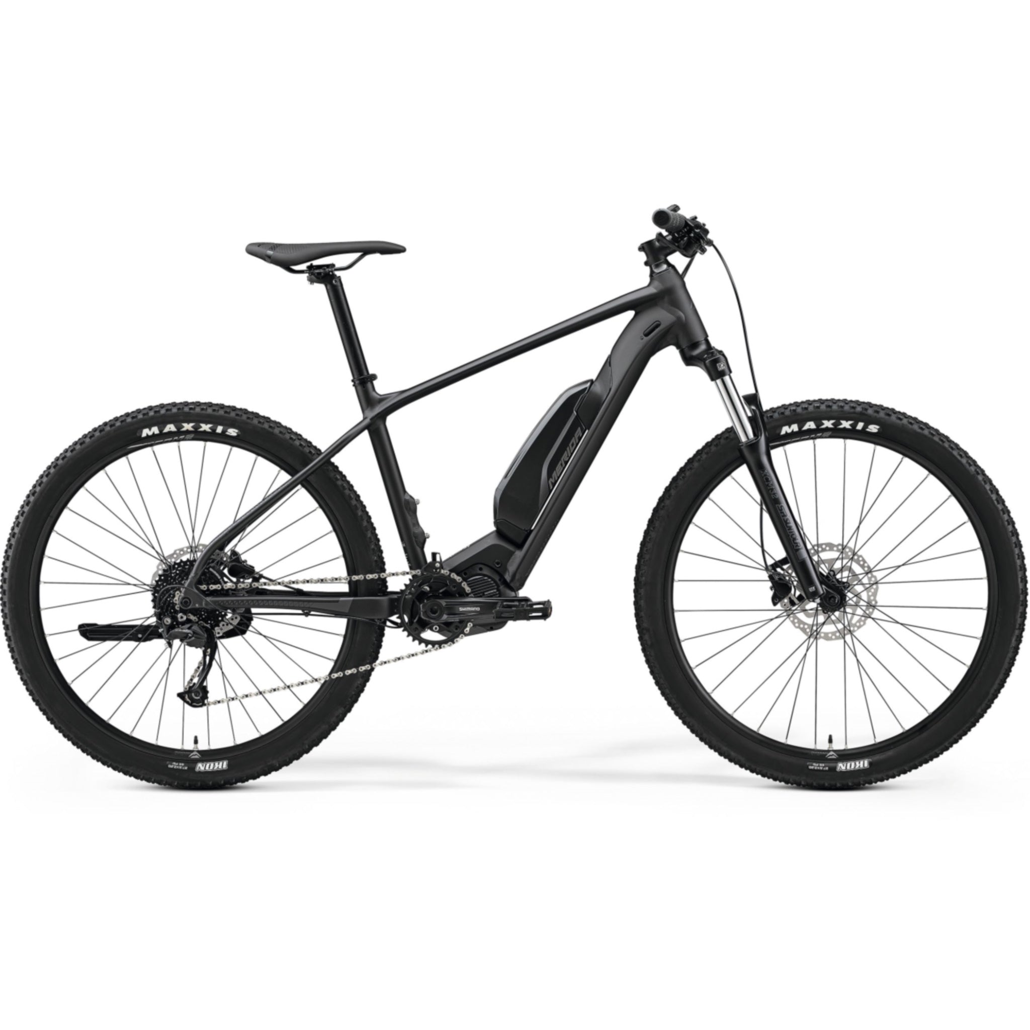 Merida eBig Seven 300 SE Electric Mountain Bike 504wh Battery Matt Black/Silver