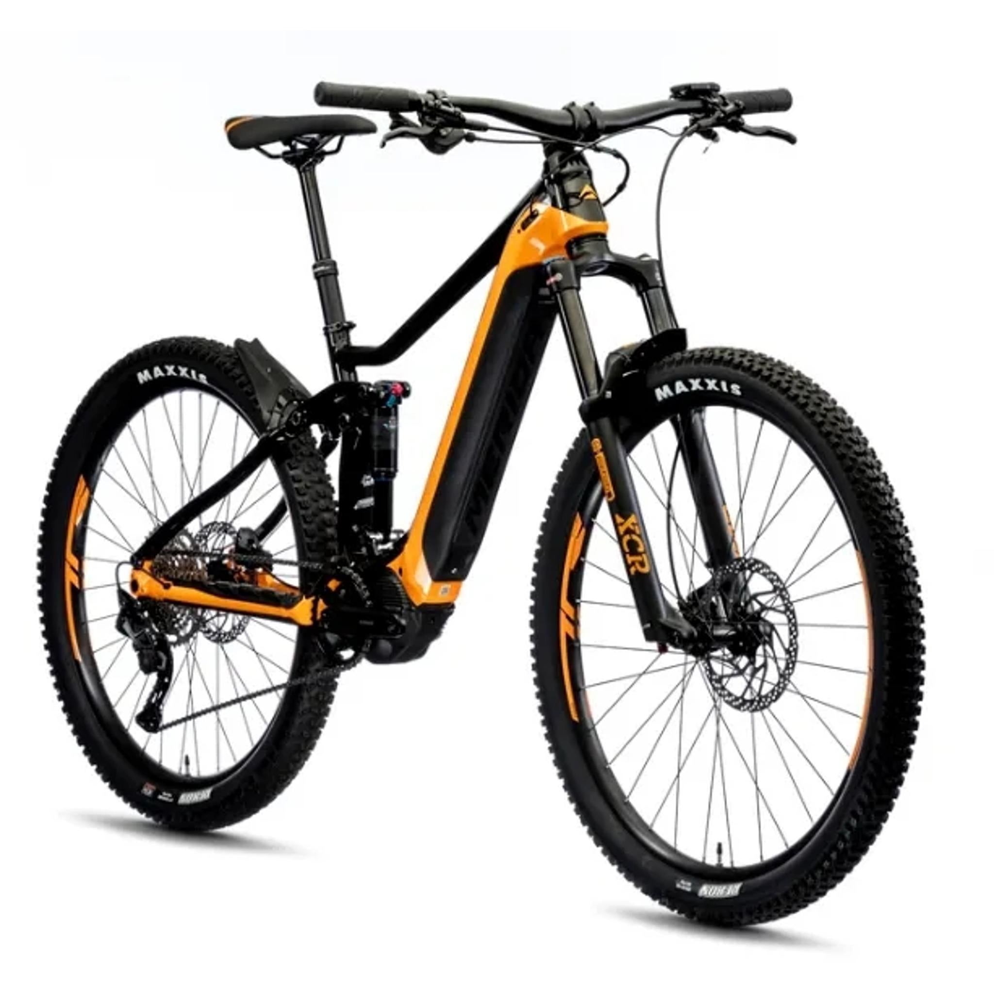 Merida eOne Forty 400 Electric Enduro Bike Black/Orange