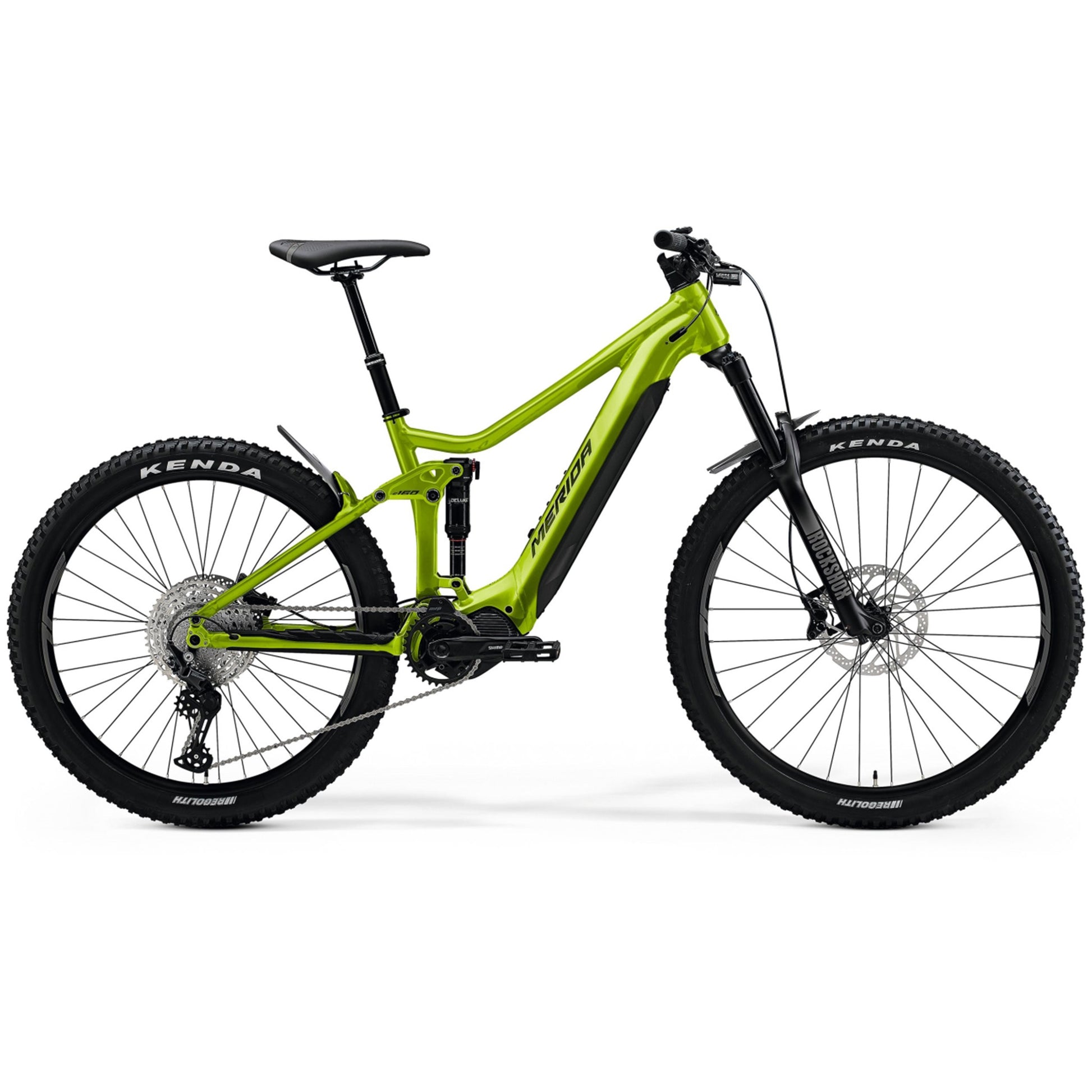 Merida eOne Sixty 500 Electric Enduro Bike 630wh Battery (XS/504wh) Matt Green/Black