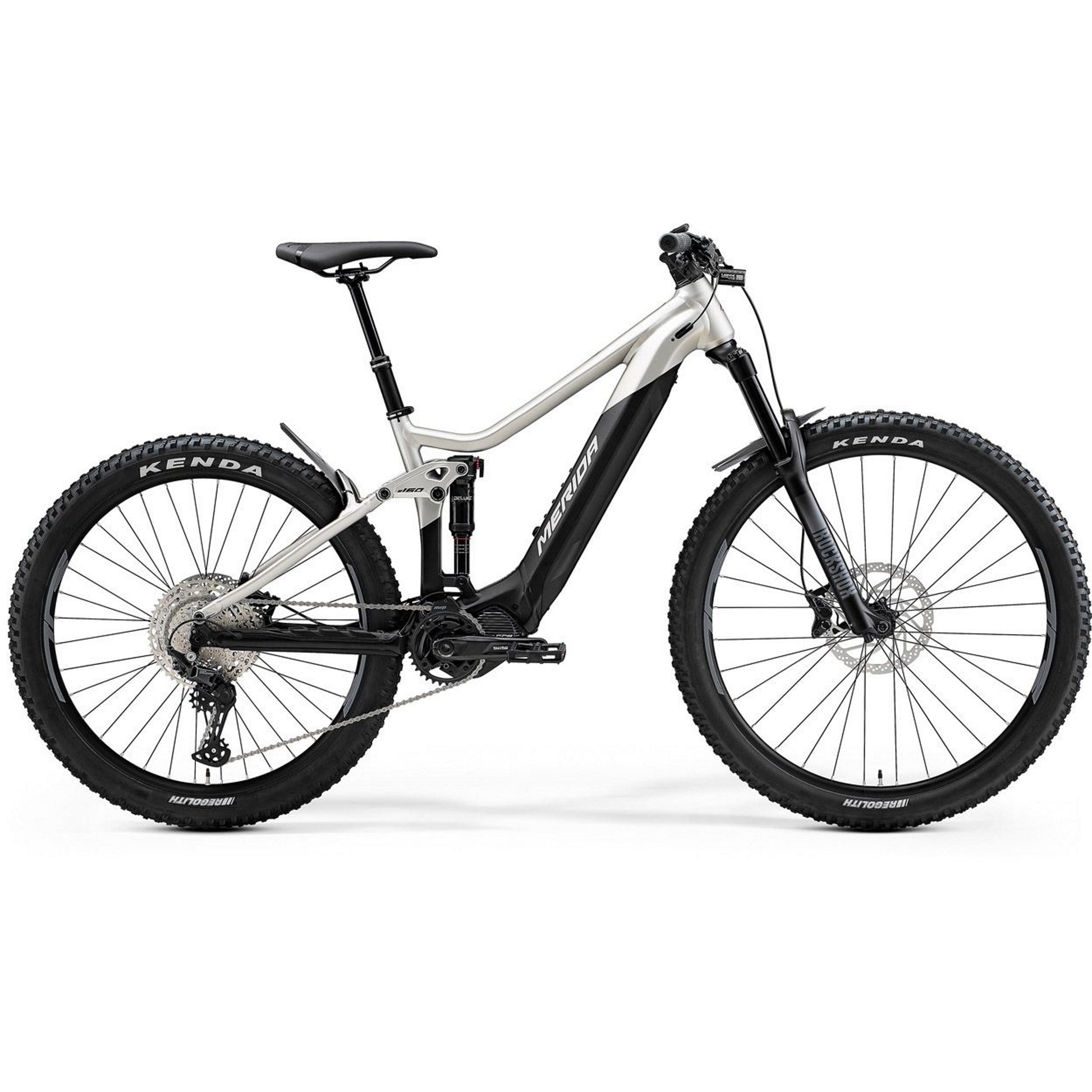 Merida eOne Sixty 500 Electric Enduro Bike 630wh Battery (XS/504wh) Matt Titanium/Black