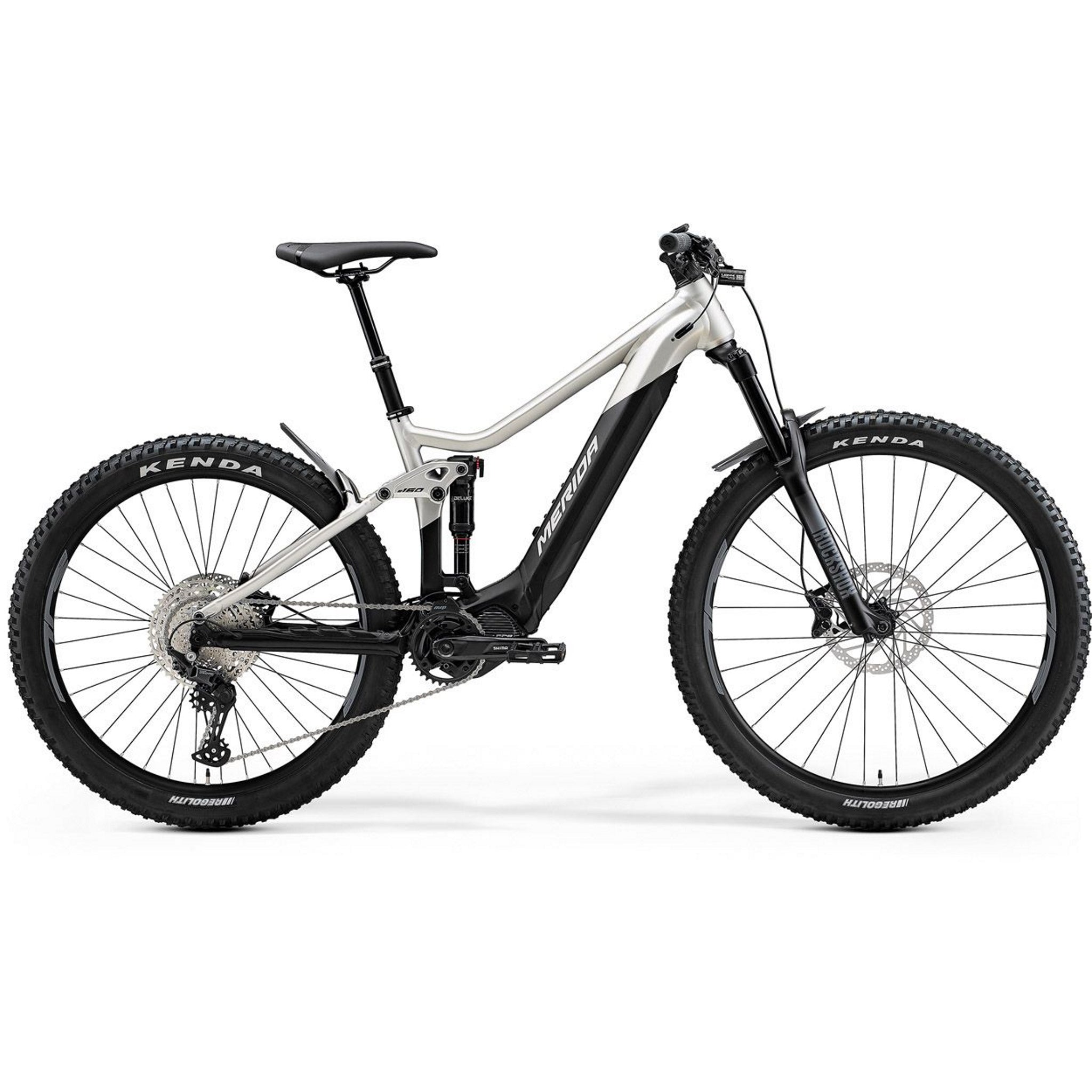 Merida eOne Sixty 500 Electric Enduro Bike 630wh Battery (XS/504wh) Matt Titanium/Black