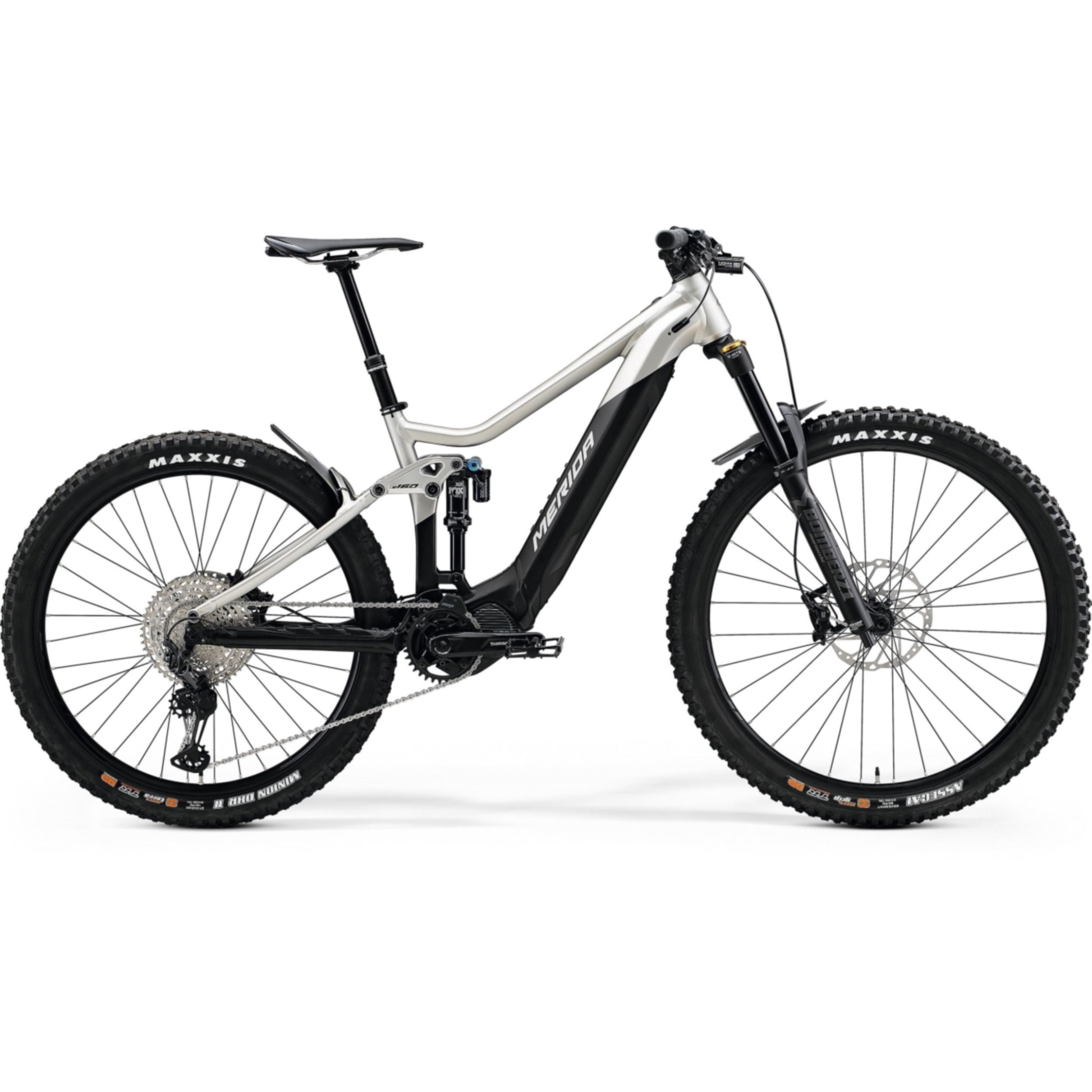 Merida eOne Sixty 700 Electric Enduro Bike 630wh Battery (XS/504wh) Matt Titan/Black