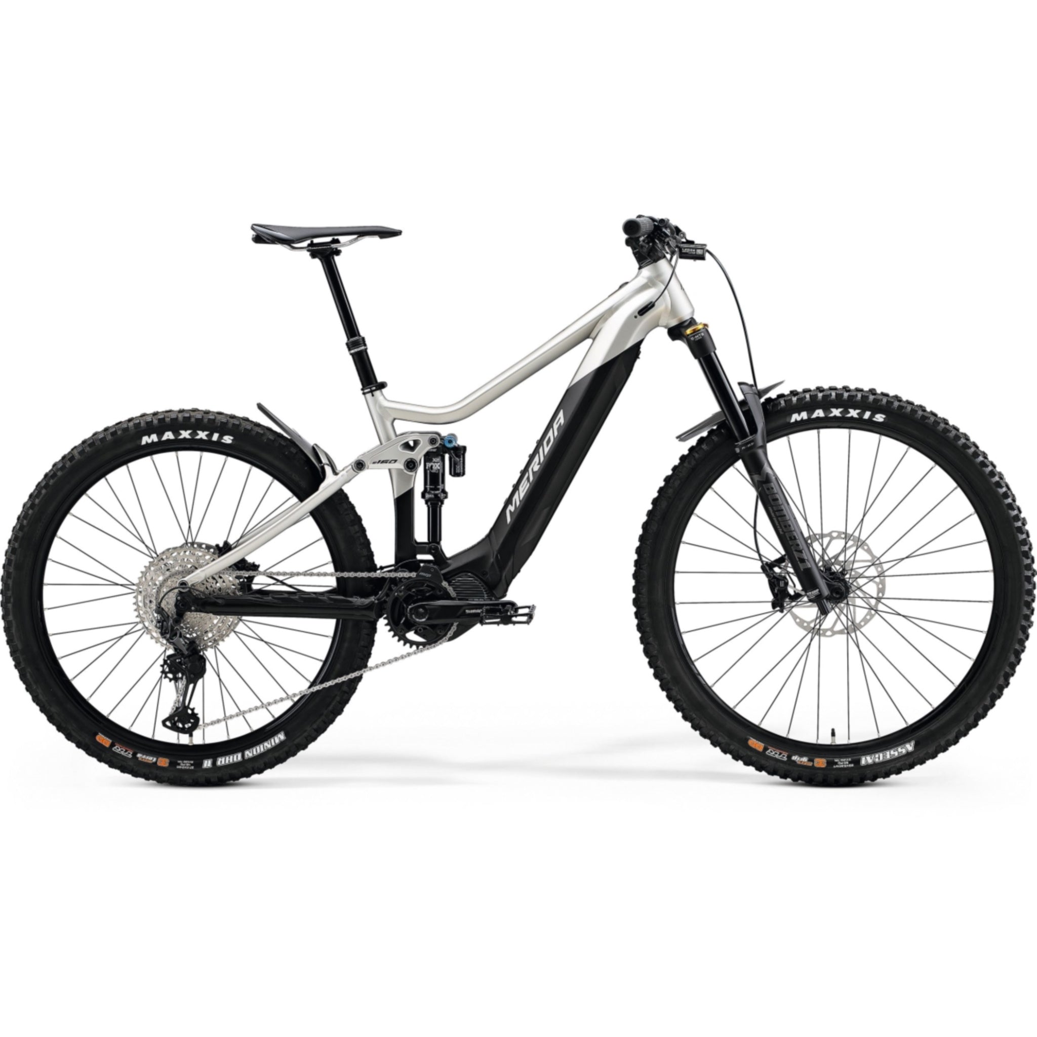 Merida eOne Sixty 700 Electric Enduro Bike 630wh Battery (XS/504wh) Matt Titan/Black