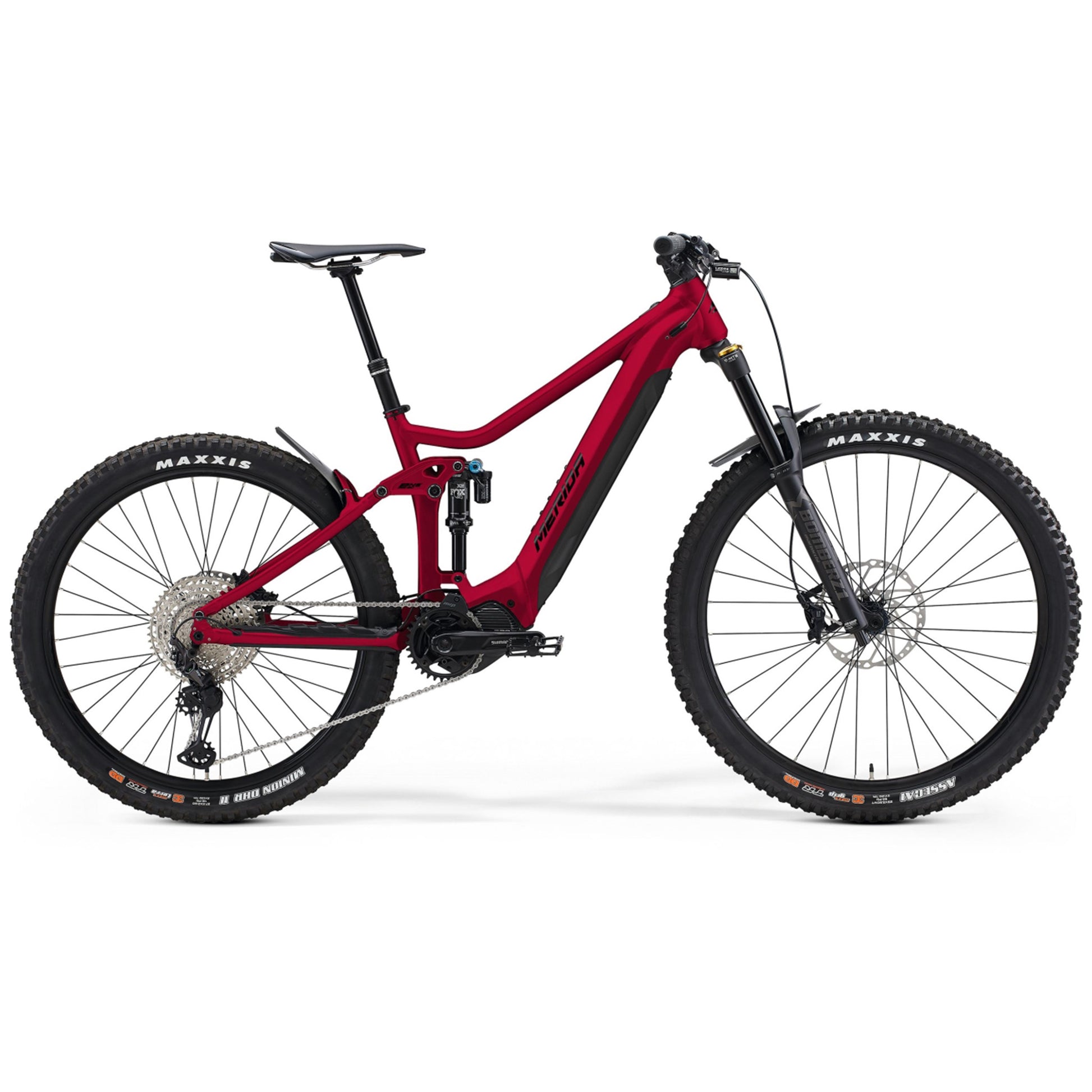 Merida eOne Sixty 700 Electric Enduro Bike 630wh battery Dark Strawberry/Black