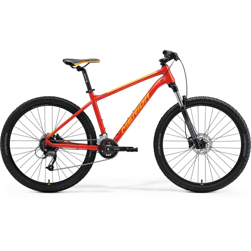Merida Big Seven 60 2X Hardtail Mountain Bike Race Red/Orange