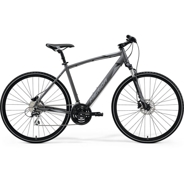 Merida Crossway 20D Hybrid Bike Silk Anthracite Black