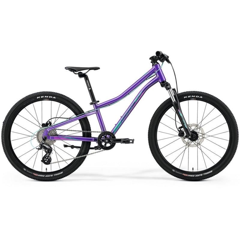 Merida Matts J24 24" Kids Mountain Bike Dark Purple/Pale Pink