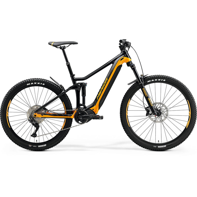 Merida eOne Forty 400 Electric Mountain Bike 630wh Battery (SM/504wh) Black/Orange