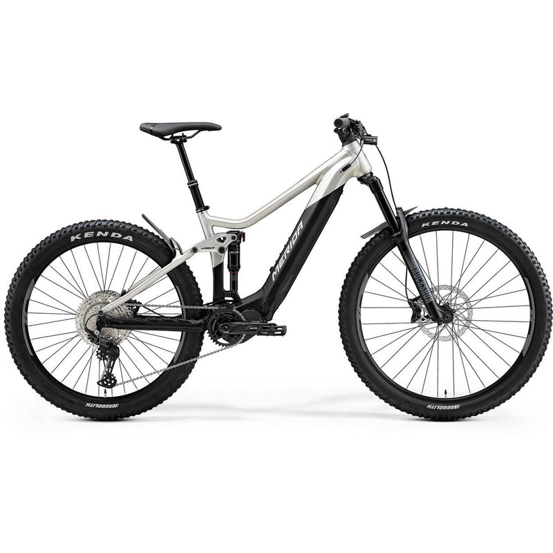 Merida eOne Sixty 500 Electric Enduro Bike 630wh Battery (XS/504wh) Matt Titanium/Black