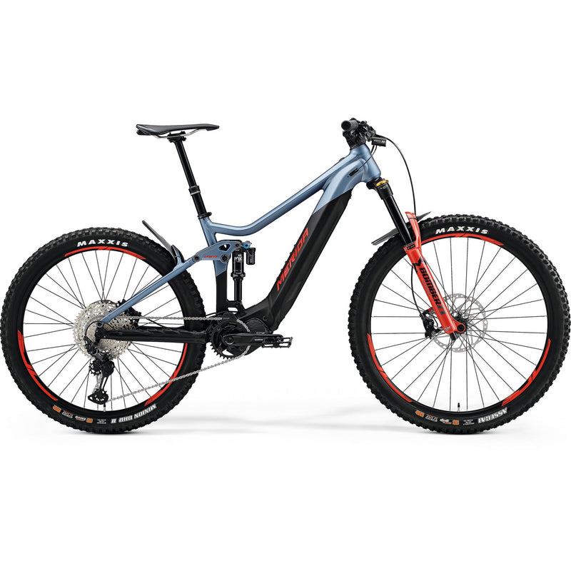 Merida eOne Sixty 700 Electric Enduro Bike 630wh Battery (XS/504wh) Matt Steel Blue/Black