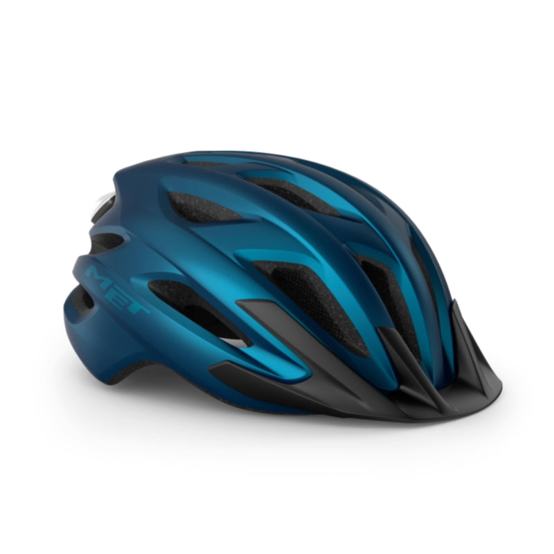 Met Crossover Helmet Blue Metallic XL