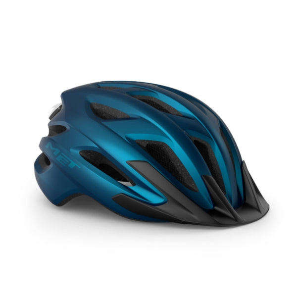 Met Crossover Helmet Blue Metallic XL