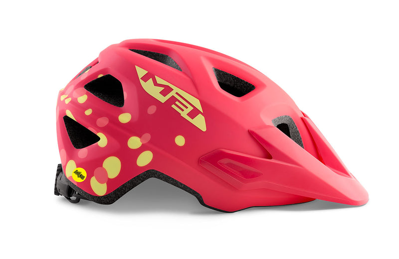 Met Eldar MIPS Youth MTB Helmet Coral Pink Dots