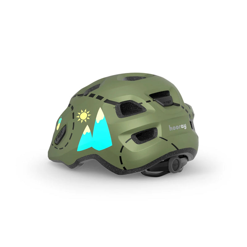 Met Hooray Kids Helmet Green Forest