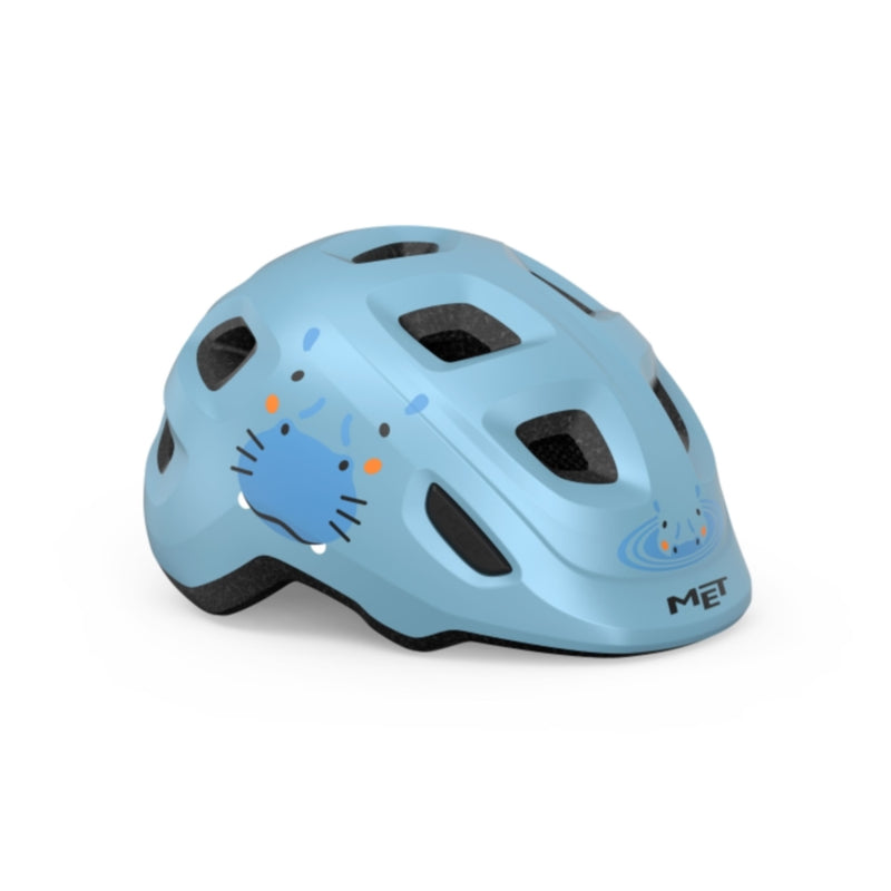 Met Hooray Kids Helmet Pale Blue Hippo