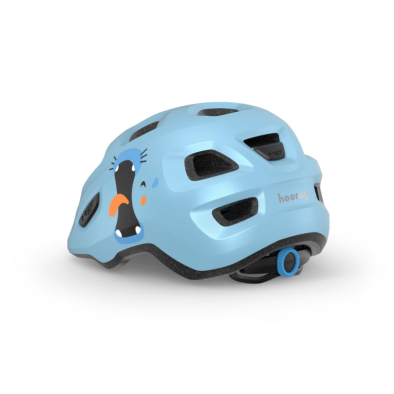 Met Hooray Kids Helmet Pale Blue Hippo