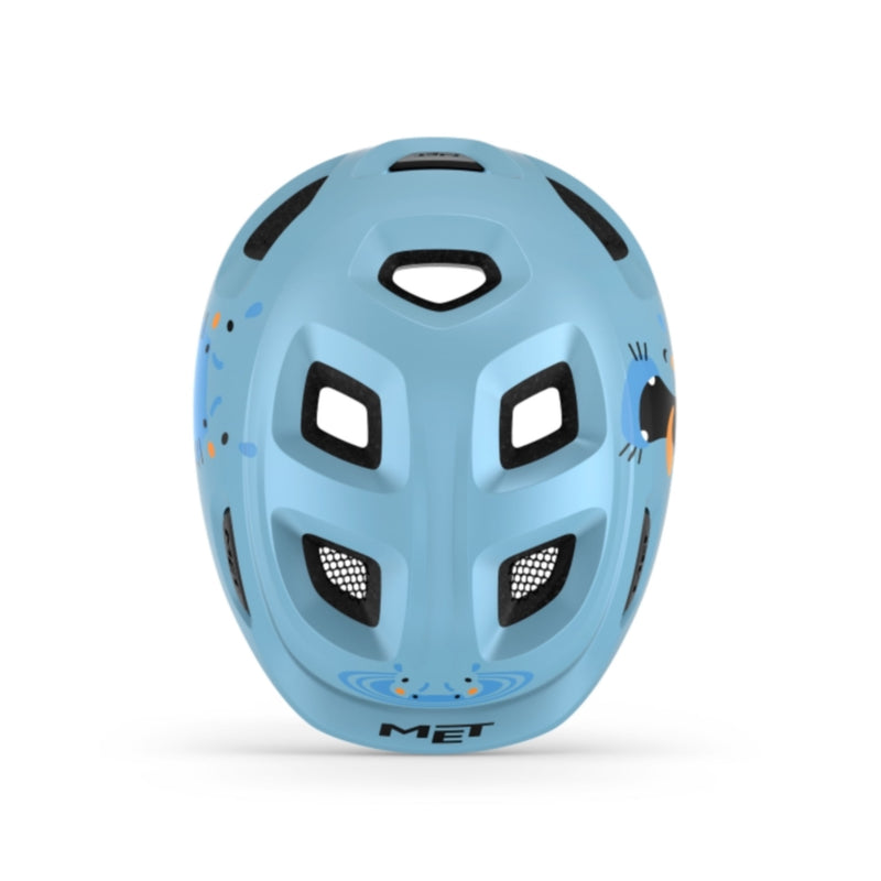 Met Hooray Kids Helmet Pale Blue Hippo