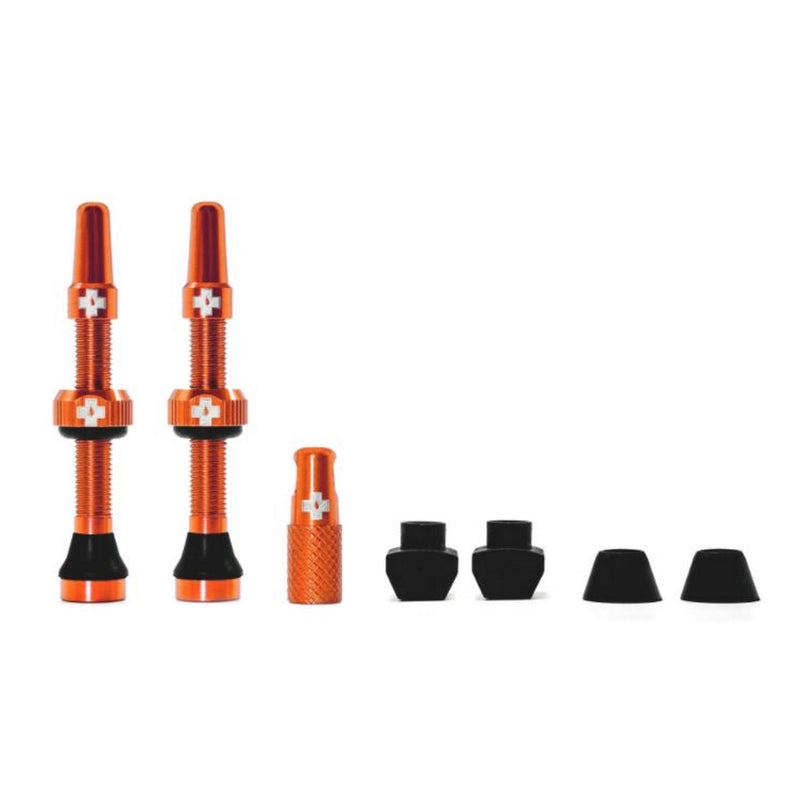 Muc-Off Tubeless Presta Valve Kit 44mm Orange