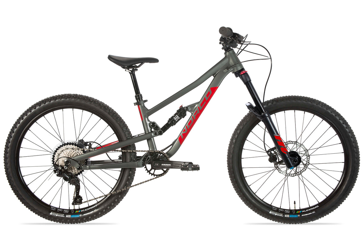 24 Inch Twin Suspension Mountain Bikes Norco Fluid FS Kids 24