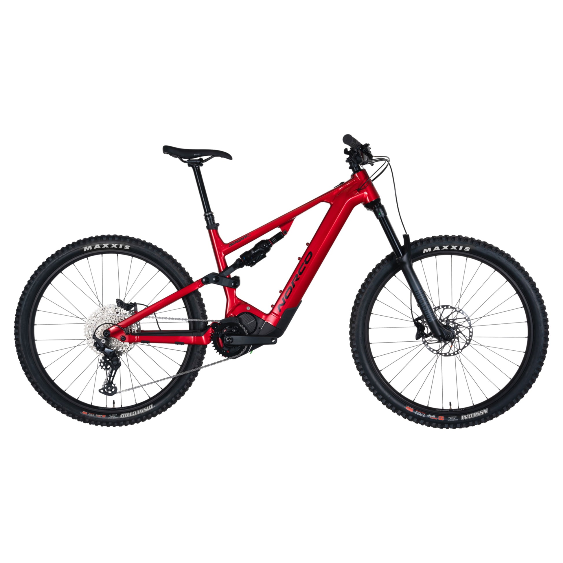 Norco Sight VLT A2 Electric Enduro Bike 720Wh Battery Red/Black